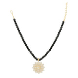 HEERA ZIRCON FLOWER PENDANT SET