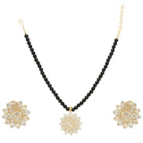HEERA ZIRCON FLOWER PENDANT SET