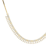 HEERA GOLD PLATED ZIRCON NECKLACE SET
