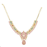 NAVRATNA ADHIRA NECKLACE SET