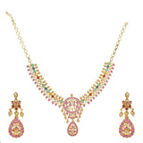 NAVRATNA ADHIRA NECKLACE SET