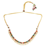 NAVRATNA OVEL NECKLACE SET