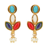 NAVRATNA OVEL NECKLACE SET