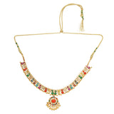 NAVRATNA ARWA NECKLACE SET