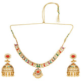 NAVRATNA ARWA NECKLACE SET