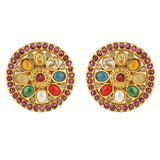 NAVRATNA AVIRA NECKLACE SET