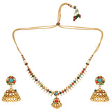 NAVRATNA POLKI NECKLACE SET