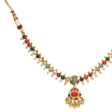 NAVRATNA POLKI NECKLACE SET