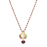 NAVRATNA PAN PENDANT SET