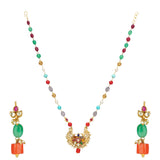 NAVRATNA KUNDAN NECKLACE SET