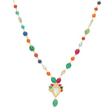 NAVRATNA PAN NECKLACE SET
