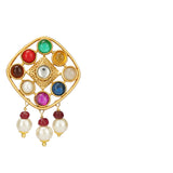 NAVRATNA PERAL CHOKER SET