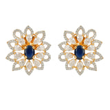 HEERA ZIRCON FLOWER PENDANT SET