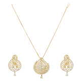 HEERA ZIRCON PAN PENDANT SET