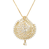 HEERA ZIRCON PAN PENDANT SET