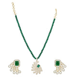 HEERA TIKONA ZIRCON PENDANT SET