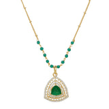HEERA TIKONA PENDANT SET