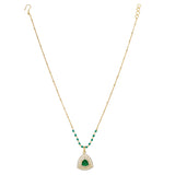 HEERA TIKONA PENDANT SET