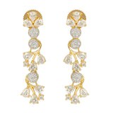 HEERA ZIRCON GOLD PLATED NECKLACE SET