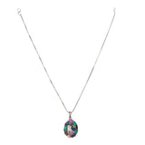 HEERA MULTI COLOUR PENDANT SET