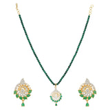 HEERA GREEN ZIRCON PENDANT SET