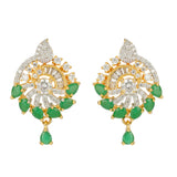 HEERA GREEN ZIRCON PENDANT SET