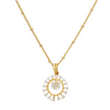HEERA GOLD PLATED PENDANT SET