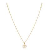 HEERA GOLD PLATED PENDANT SET