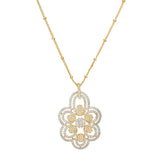 HEERA GOLD PLATED PENDANT SET