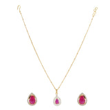 HEERA PAN PENDANT SET