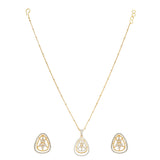HEERA TIKONA PENDANT SET