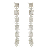 HEERA SILVER ZIRCON NECKLACE SET