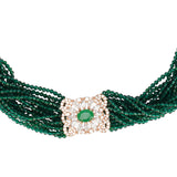 HEERAFLOWER ZIRCON CHOKER SET