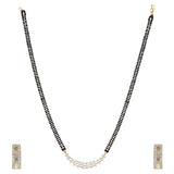 MANGLAL SUTRA CHAND ZIRCON NECKLACE SET
