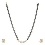 MANGLAL SUTRA CHAND GOLD PLATED NECKLACE SET