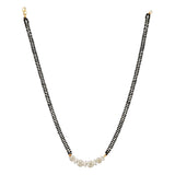 MANGLAL SUTRA CHAND GOLD PLATED NECKLACE SET