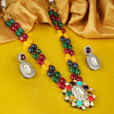 NAVRATNA  MULTI PENDANT SET