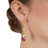 RATNA SQUARE TOURMALINE ETSY NECKLACE SET