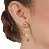 VILANDI KUNDAN BLUE CHOKER SET