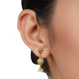 Gold Plated Zircon Bead Necklace Set