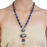 RATNA BLUE PENDANT SET