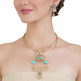 RATNA KUNDAN HASLI NECKLACE SET