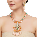 Gold Plated Kundan Necklace Set