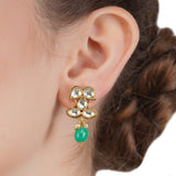 VILANDI FLORAL ROUND KUNDAN CHOKER SET