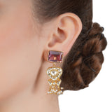 RATNA TASSLE KUNDAN PENDANT SET
