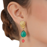 RATNA CORAL PENDANT SET