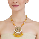 RATNA PINK CHAND NECKLACE