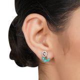 Silver Plated Zircon Choker Set