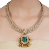 RATNA GREEN NECKLACE