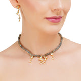 Grishma Gold Plated Kundan Necklace Set